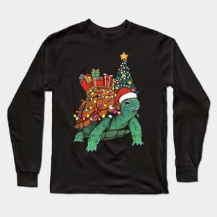 Christmas Turtle Long Sleeve T-Shirt